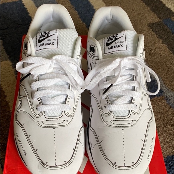 Nike Air Max 1 Sketch to Shelf Size 9 - Picture 3 of 9